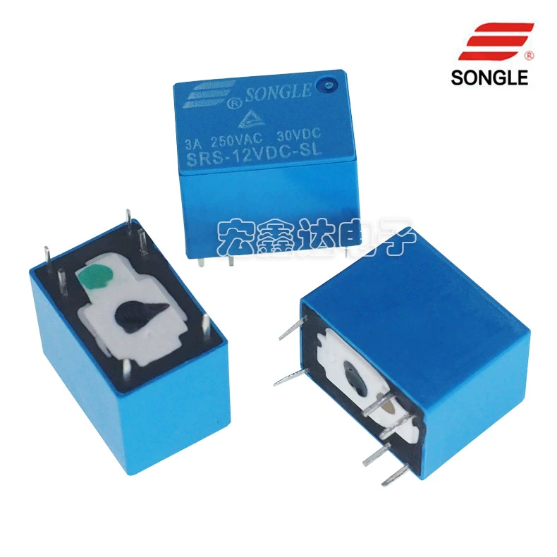 Оригинальная 6-контактная маленькая часть SRS-0512 24VDC-SL 5V 12V 24V набор преобразования Songle реле