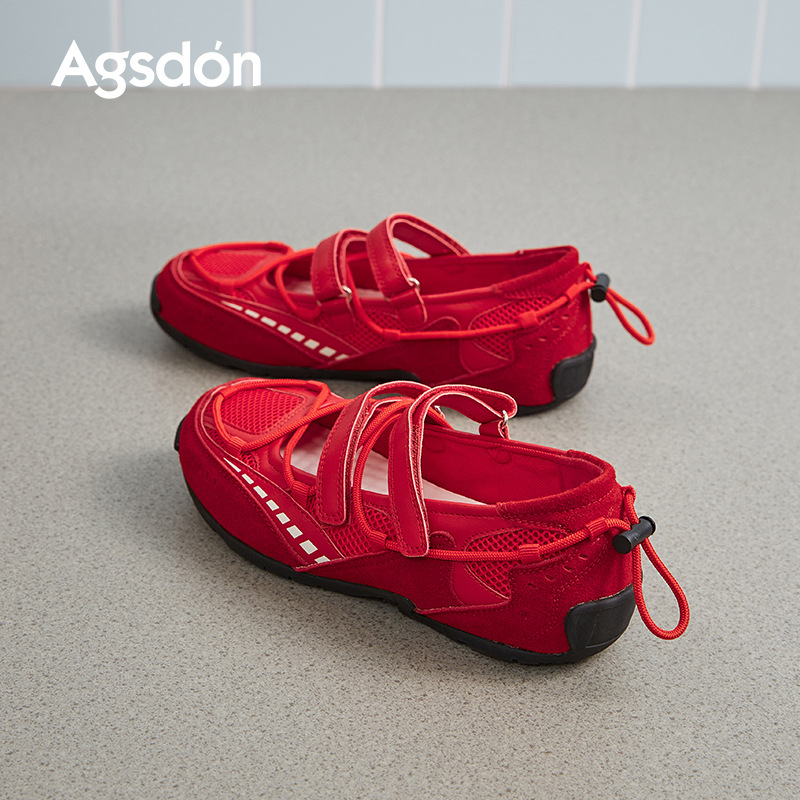 2026 nuevo zapato de ballet con suela suave de primavera para mujeres, sandalias de entrenamiento