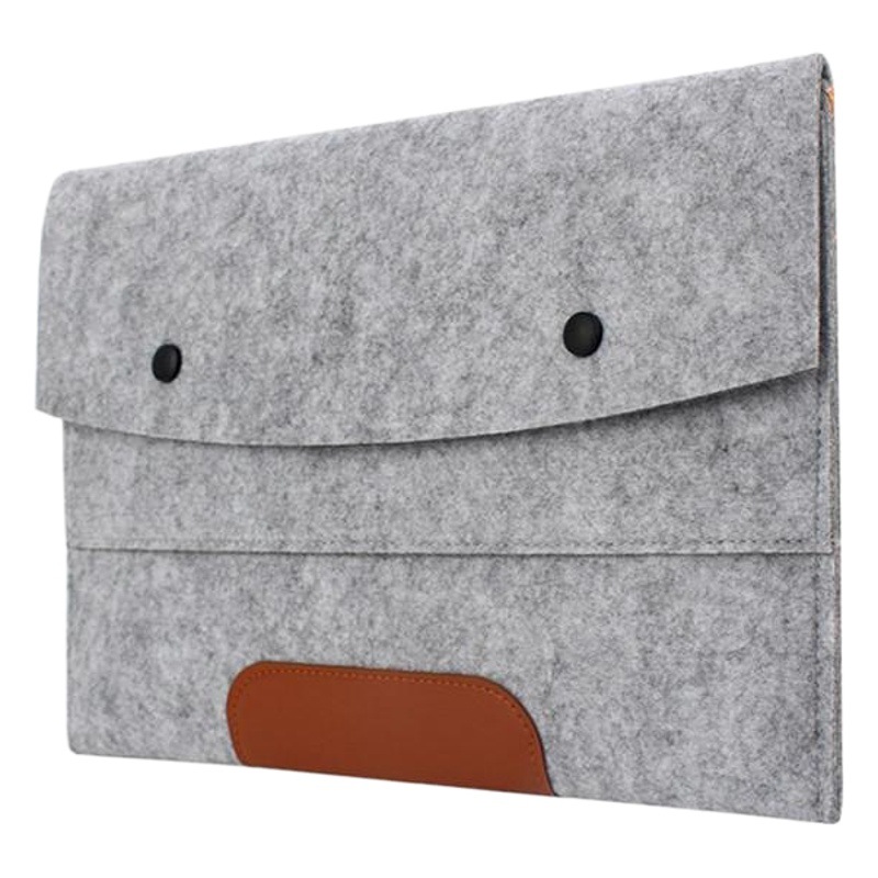 Suitable for Apple Laptop Inner Sleeve 11inch 13inch 15inch Fashionable British-Style Portable Protective Cover Felt Computer Bag