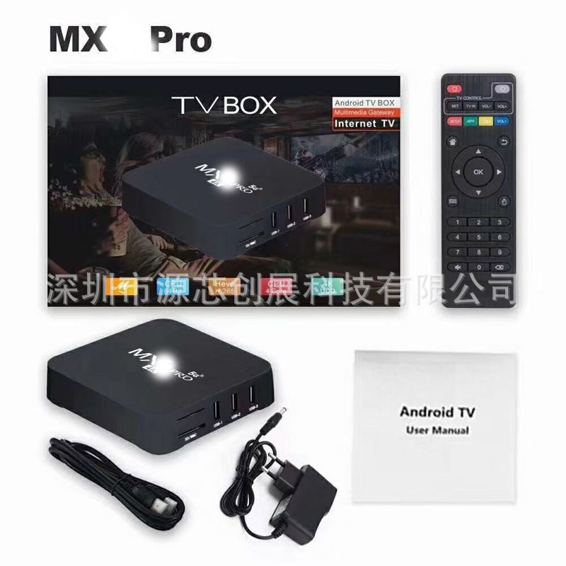 MX--PRO 4k WiFi TV BOX Android 10.0 X96m...