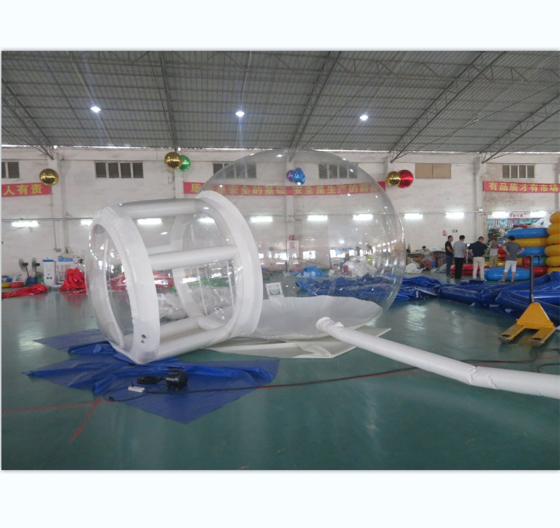 带通道充气帐篷网红民宿透明星空房子星空帐篷球状帐篷模型