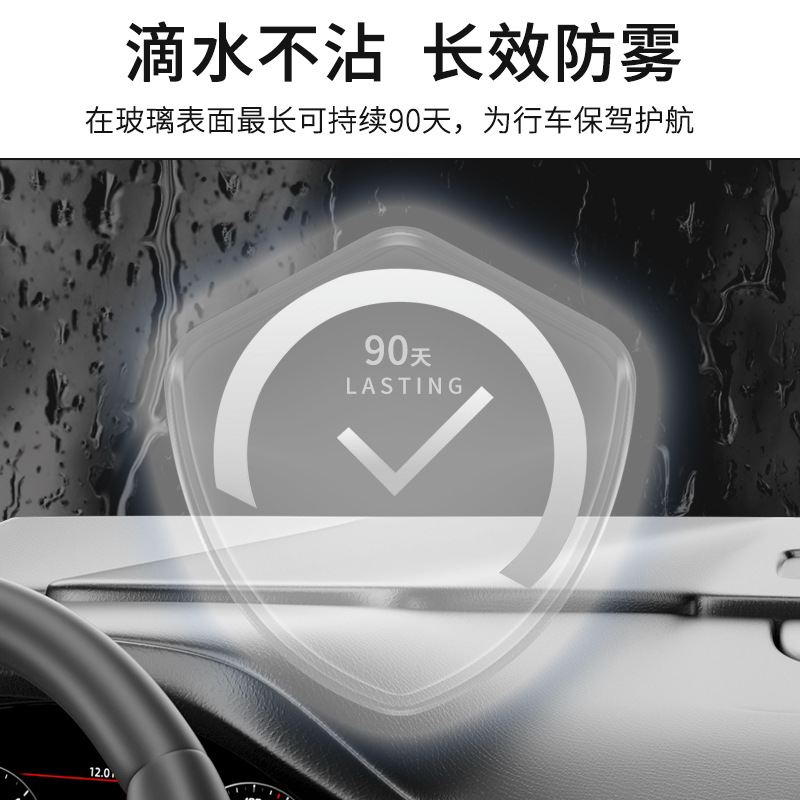 DeShu Fog Eliminator for Car Windshield, Rearview Mirror, Window, Helmet, Anti-Fog & Rain Agent, Long-Lasting Fog-Busting Gadget