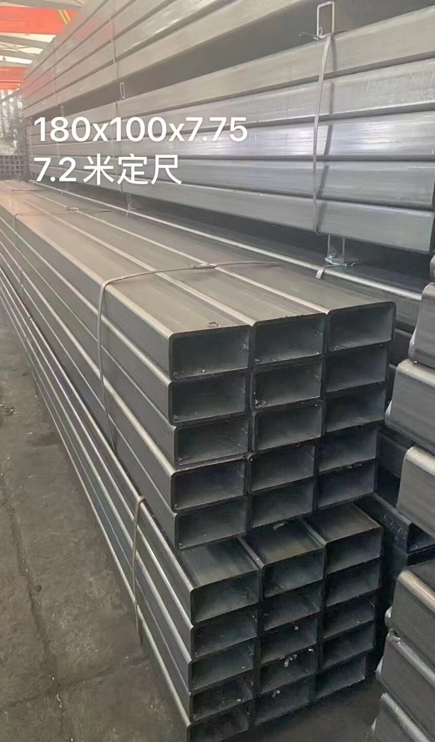 丹东锦州厂家无缝方矩管 20#大口径厚壁方管矩形管幕墙搭建黑方管