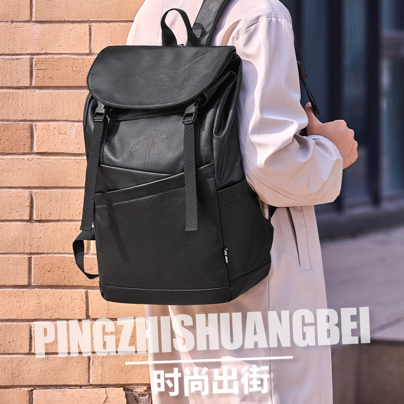 Foreign Trade Lightweight Backpack 2025 New Fashion Trendy Casual Backpack Commuter Computer Bag College Student Bag