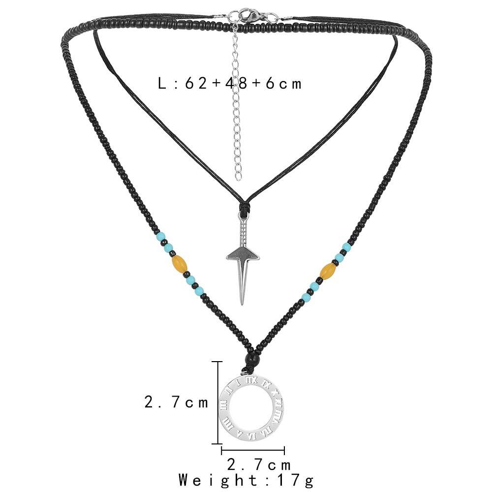 Simple Style Geometric Stainless Steel Plating Pendant Necklace 1 Piece