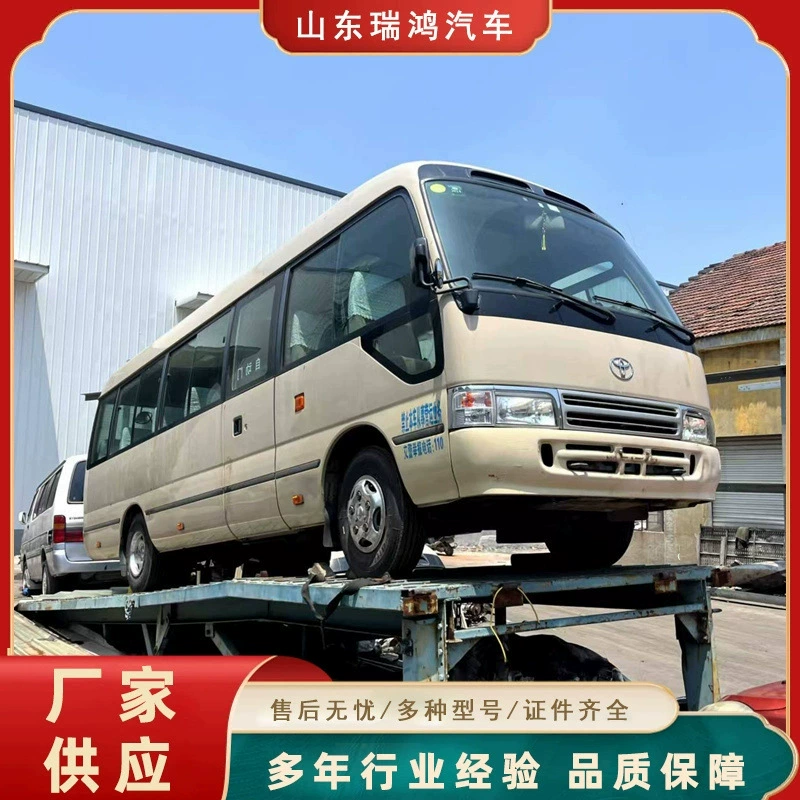 Экспорт высококачественного автобуса Toyota Coaster на 17-19 мест для перевозки VIP-гостей, китайский бизнес-автобус.