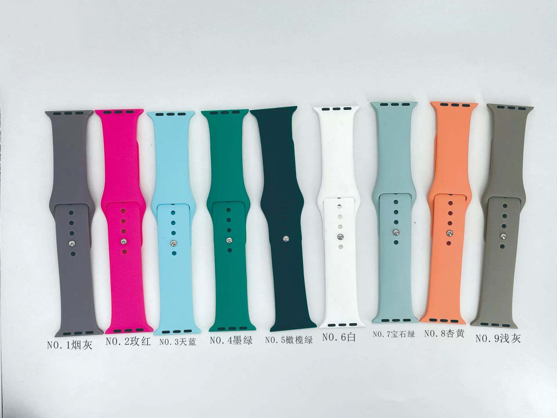【Официальная модель】Подходит для ремешка Apple Watch iwatchS10, новый силиконовый ремешок S9iwatch789, ремешок для часов