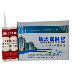 Elastic fireproof sealant for glass curtain wall expansion gap filling, flame-retardant sealant, fire-blocking sealant, manufacturer wholesale