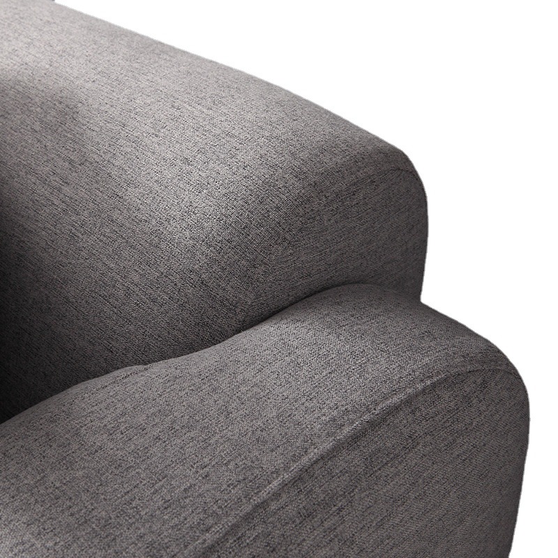 Fuente de la fábrica Sofá nórdico simple sofá de tela moderno sofá de tela de tres personas pequeño apartamento