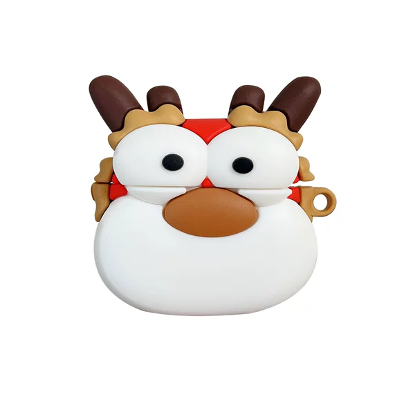 Silicone soft shell-red cute dragon