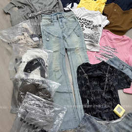 摆摊实体店直播货源地摊货品牌折扣大码女装批发衣服批货发摆摊