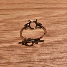 S925�yŮ���� 6*8 ���������ʯ�y����Ůʽ��ָ����