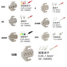 跨境压线钳SN系列4mm钳口58B/2546B/03H/2549/02C/06WF/X6接头