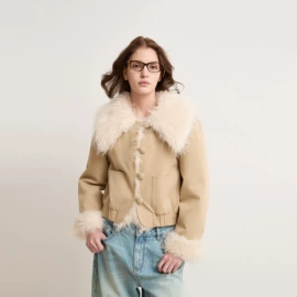 女式皮衣;女式毛呢外套;皮草