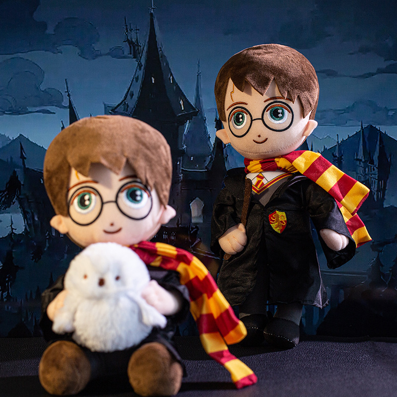 Harry Potter Plush Toy Cute Doll Ornament Cartoon Peripheral Short Plush Gift for Friends Blind Box Harry Potter Plush Toy Cute Doll Ornament Cartoon Peripheral Short Plush Gift for Friends Blind Box