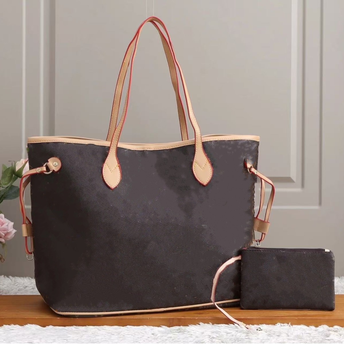 Bolsas de mujer, bolsas de compras nunca, bolsas de gran capacidad para mamás, bolsas de hombro portátiles, bolsas de gran tamaño.