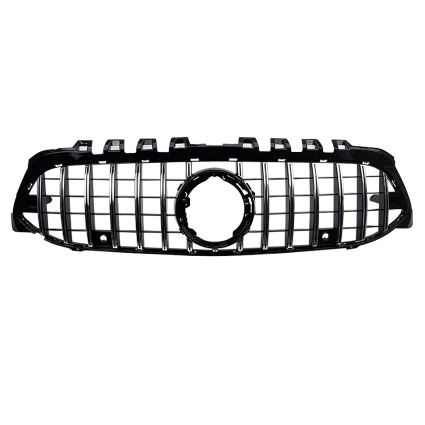 Suitable for Mercedes-Benz A-Class W177 Amg Hatchback and Sedan Front Bumper, Front Lip, Grille Trim, Wind Knife Kit, Cross-Border Modification