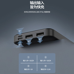 新國標充電寶20000毫安 小巧便攜3萬大容量移動電源10000mAh快充