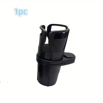 Cross-border Hot-selling Multi-functional Car Water Cup Holder One-half Double-layer Storage Rotating Car Beverage Cup Holder in stock (Car cup holder/beverage holder) - as-shown-single-pack