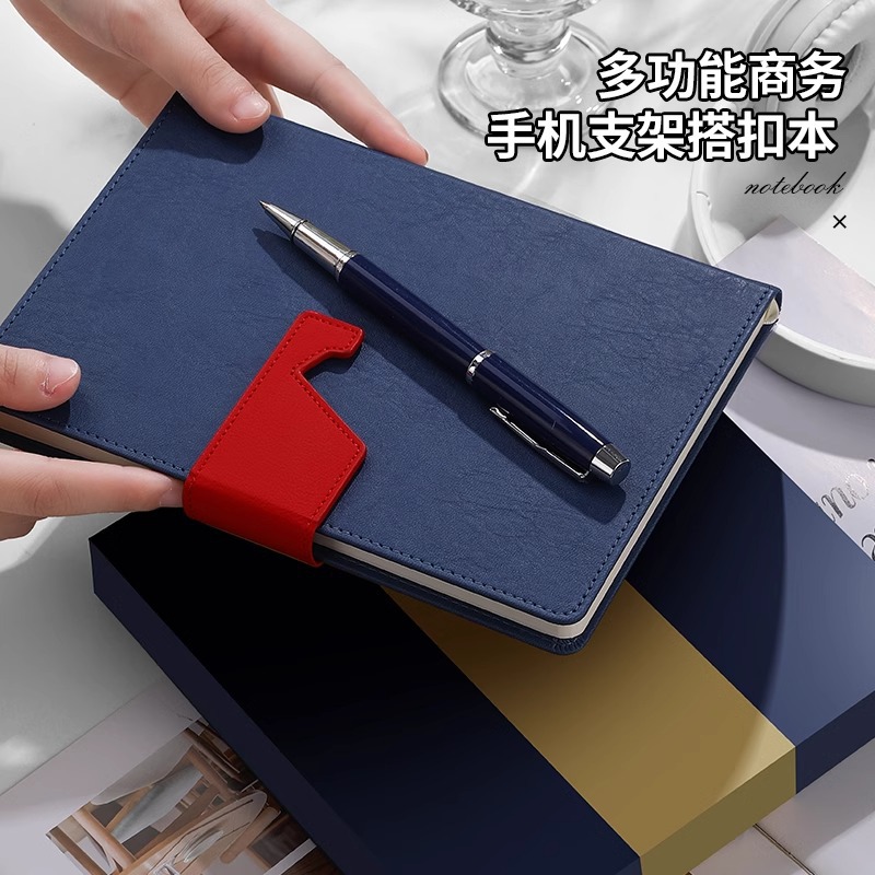 A5 portátil soporte para teléfono móvil bloc de notas suministros de oficina de negocios se pueden personalizar para imprimir logotipos, letras, pequeños cuadernos frescos