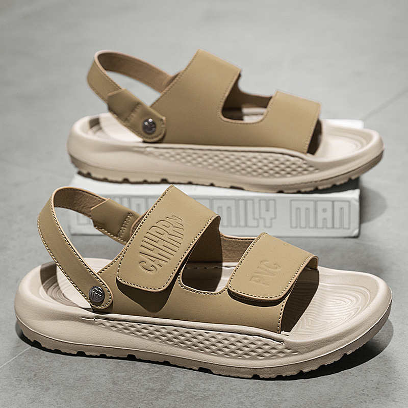 2025 Spring and Summer Men's New Simple, Trendyy, Casual, Versatile, Breathable, Daily and Comfortable Men's Sandals