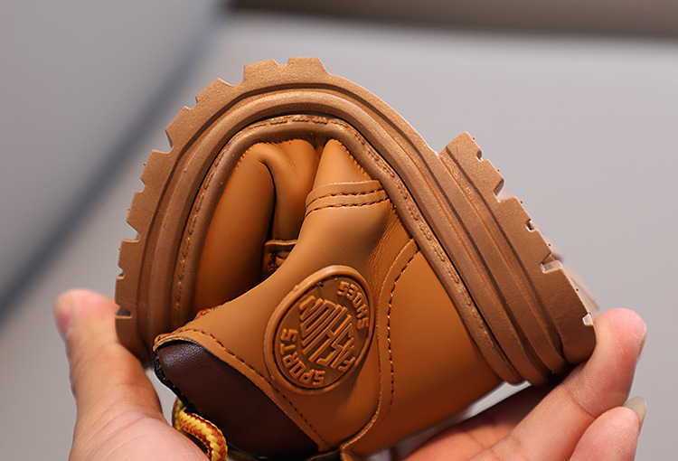 Martin 2023 Autumn/Winter New Children's Shoes Girls' Baby Little Yellow Boots Boys' Casual Soft_voghion.com