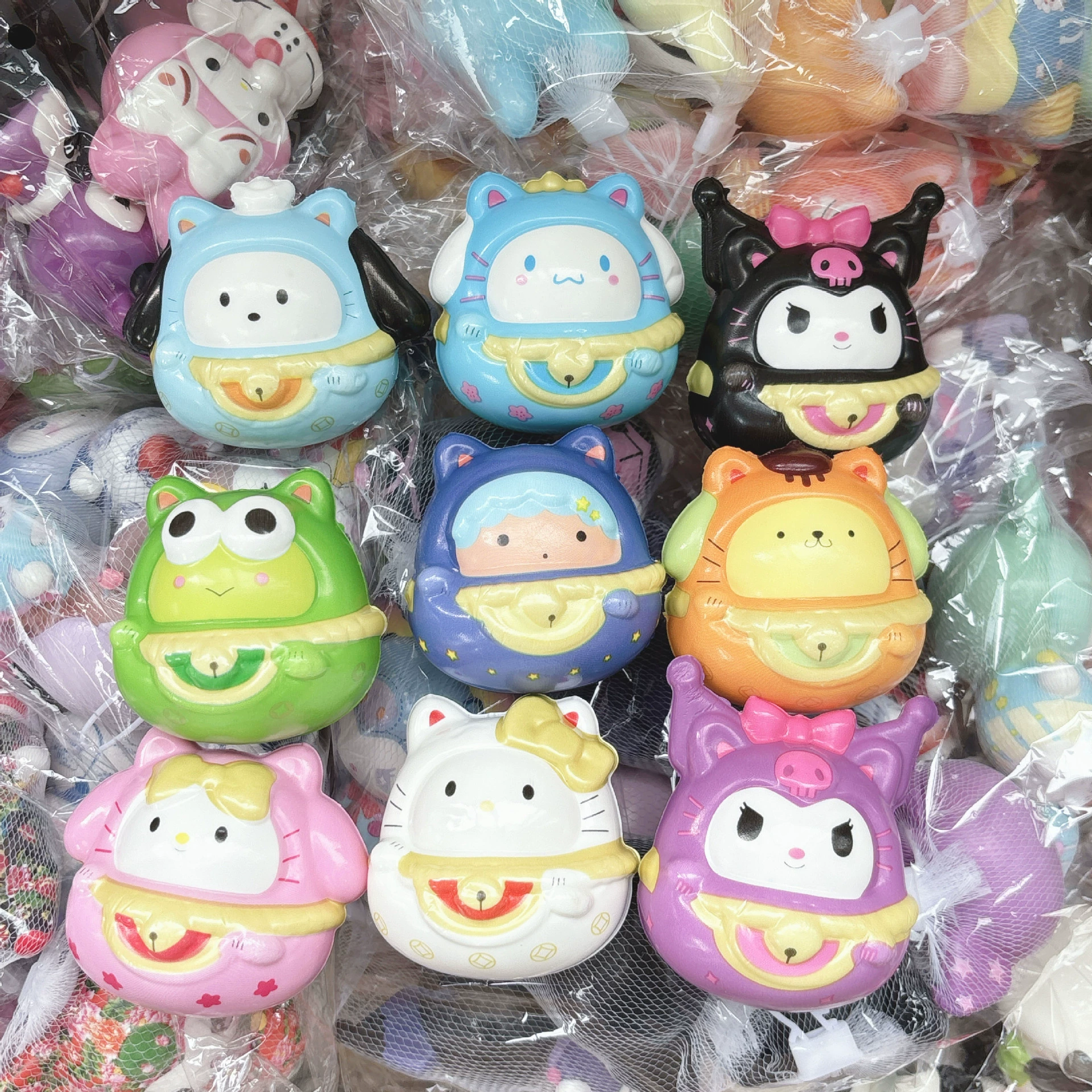 Sanrio, игрушка, слайм, кукла, антистресс