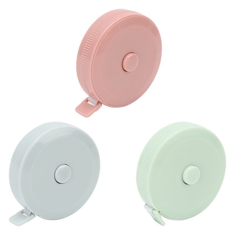 1.5 Cinta métrica pequeña de plástico Mini cinta métrica Regla de medición de tres medidas Regla métrica de precisión rígida Regla de medición Regla blanda de sastre