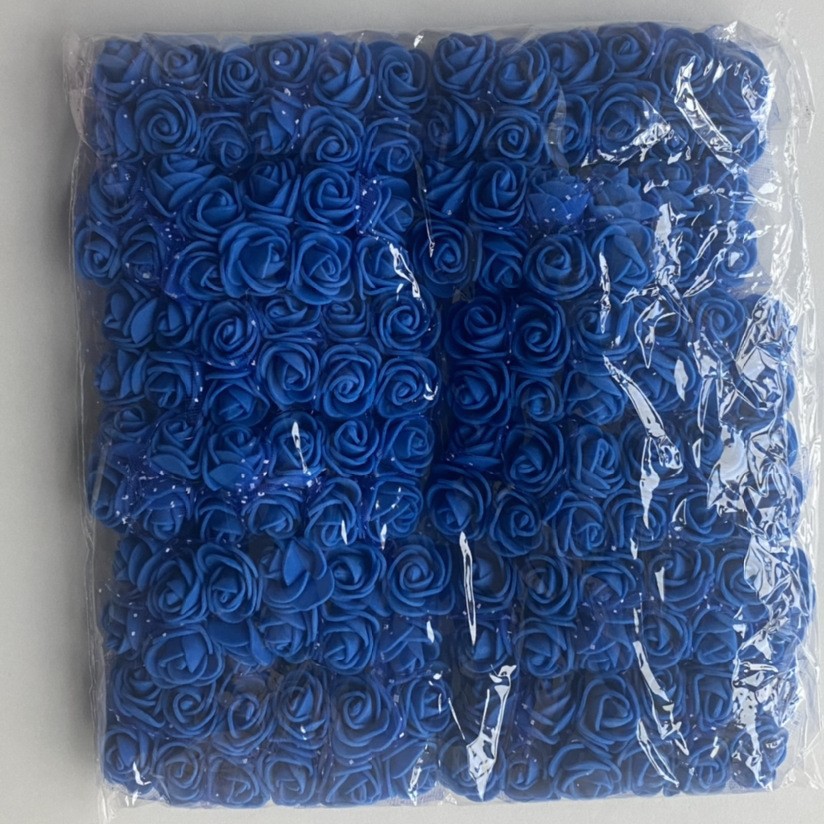 En stock 2.5 CM144 hilo artificial PE espuma flor DIY flor falsa caja de dulces PE hilo rosa