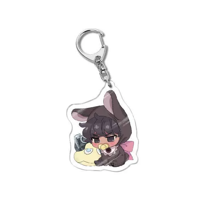 Two-dimensional peripheral acrylic keychain Korean comic code Anastasia pendant gift wholesale