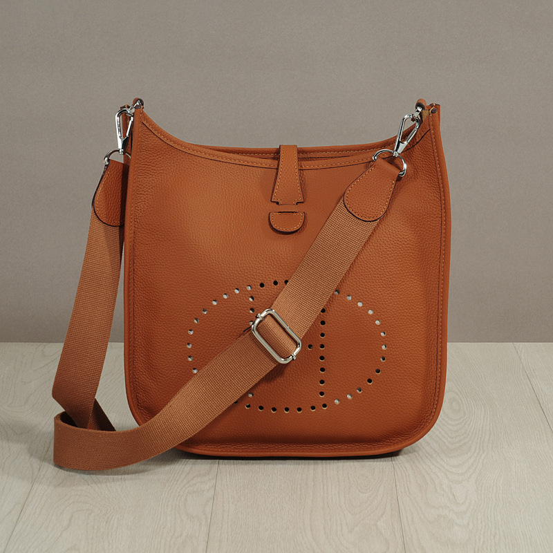 High-end genuine leather evlin evelyne mini 17/29TOGO first layer cowhide shoulder crossbody bag