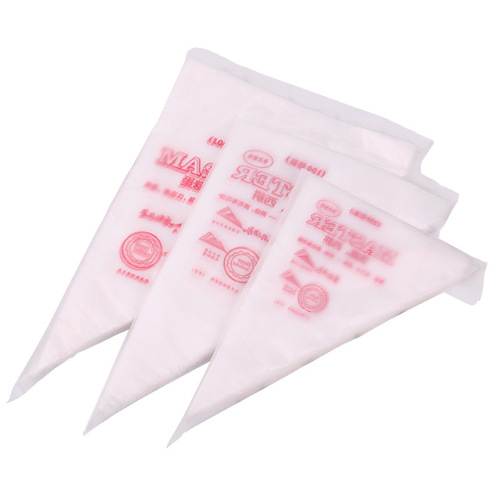 Disposable decorating bag PE bag cake cream decorating bag jam chocolate decorating tool piping bag 100/bag