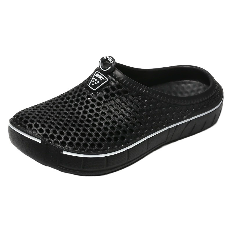 Женские сабо, тапочки, садовые туфли, однотонные, артикул 607, удобные, универсальные, повседневные, универсальные и дышащие.