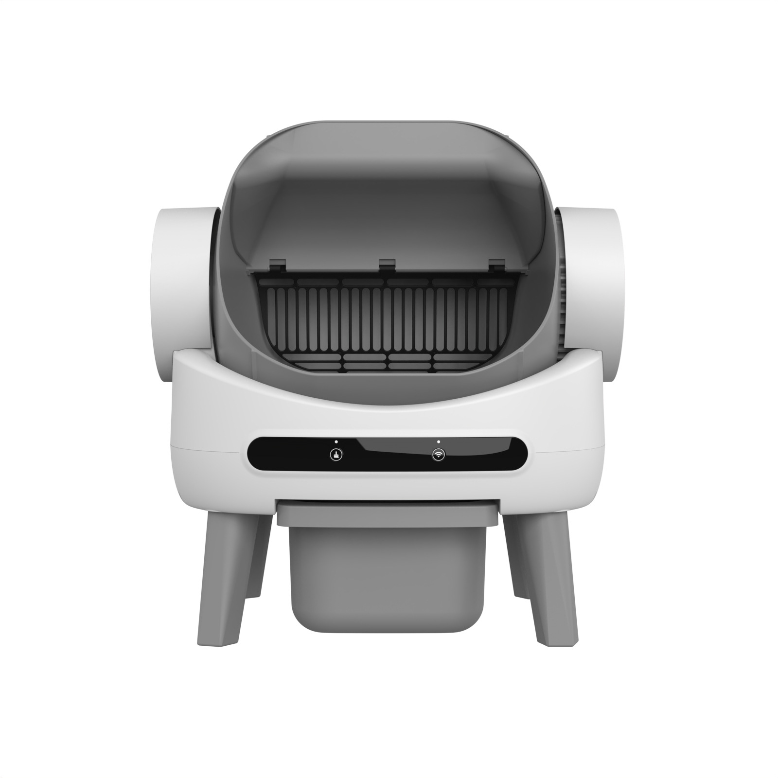 La maceta de arena inteligente para gatos está completamente cerrada, los gatos limpian automáticamente los baños, los baños para gatos semiabiertos tienen una gran capacidad en la fábrica de chaohong.