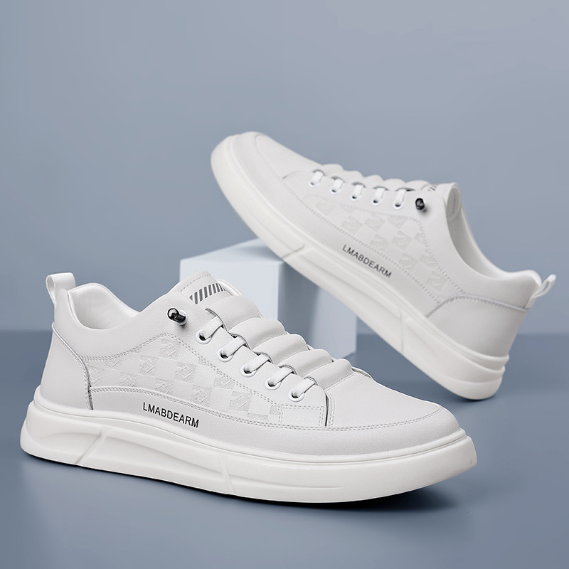 Zapatos blancos de verano para hombres zapatos de skate transpirables para hombres zapatos deportivos de moda zapatos casuales para hombres al por mayor