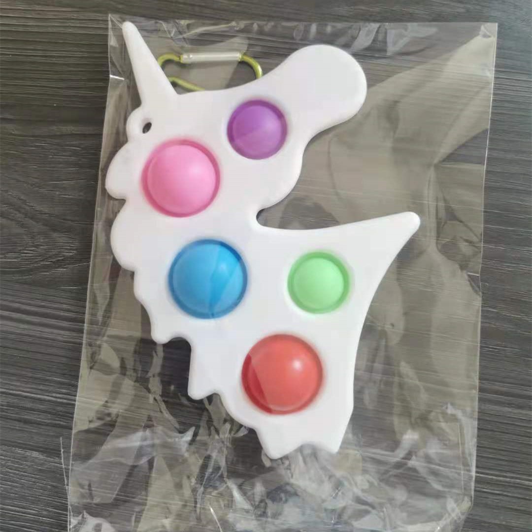 Dedo burbuja música ratón asesino pionero llavero descompresión juguete dedo prensa placa cinco dedo burbuja música fabricante en stock