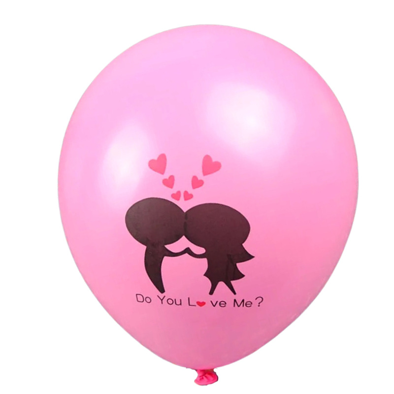 Globo grueso de 12 pulgadas Sala de bodas Decoración de globos Suministros de boda Globo Decoración de bodas Día de San Valentín Fiesta de Tanabata