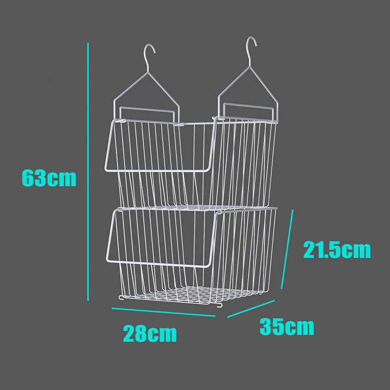 White medium 2 layer (with hook)