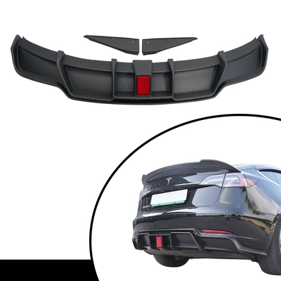 Big Surrounded 3 sports rear lip - matt-carbon
