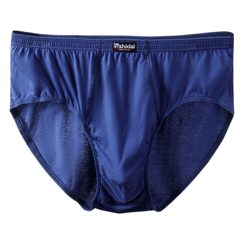High waist men's briefs cotton middle-aged and elderly plus size fat guy breathable fat father Zhongshan wholesale