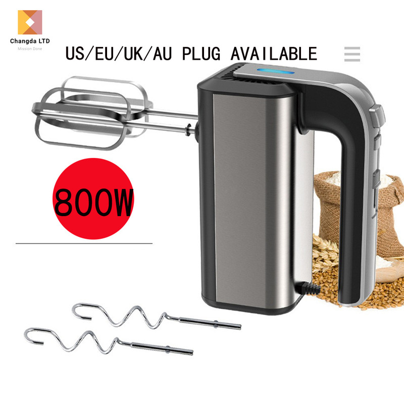 U.S. and Europe high-power household egg baking machine 800w handheld 5-block cream batter mixing machine