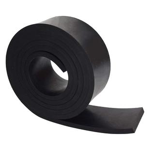 Solid Rubber Roll Rubber Strip for DIY Weather Stripping Weatherstrip Gasket Seal Adhesive Backing