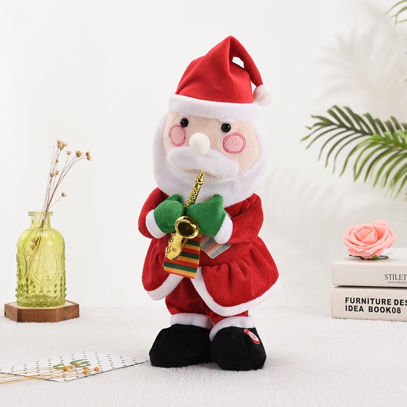 Transfronterizo cantar y bailar árbol de Navidad eléctrico balanceo juguetes de peluche brillante árbol de Navidad regalos de Halloween