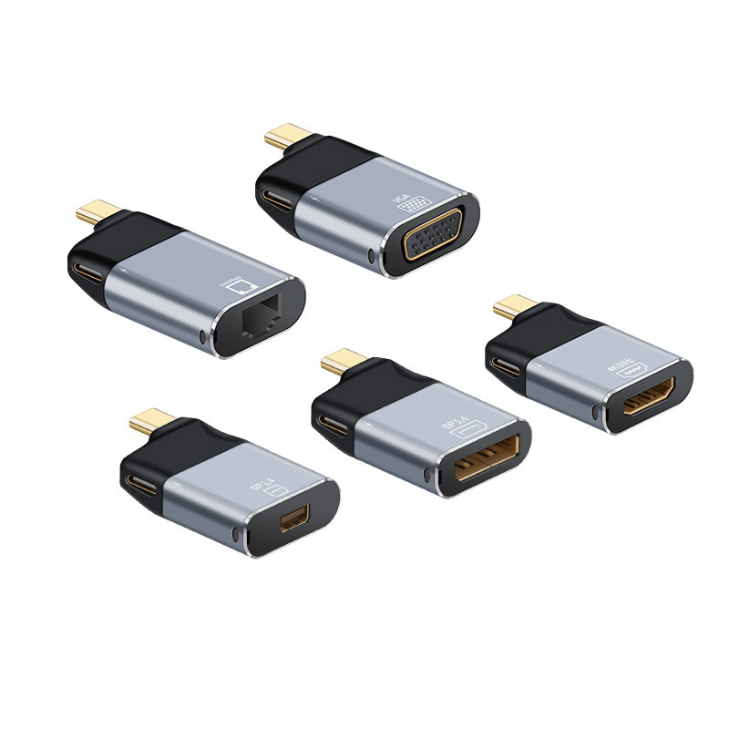 Generation II type-c mother to HDTV computer TV monitor adapter 4K @ 60HZ DP1.4 network port Generation II type-c mother to HDTV computer TV monitor adapter 4K @ 60HZ DP1.4 network port