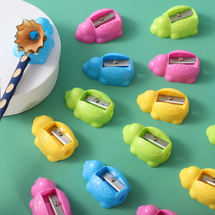 Pencil Sharpener Turtle Cartoon Shape Kindergarten Primary School Student Small Pencil Sharpener Kidsren's Learning Stationery Pencil Sharpener Cute