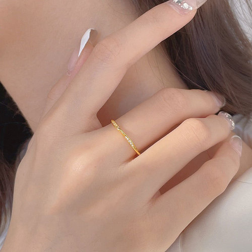 925 Pure Silver Ring for Women, Unique Minimalist Plain Band, Open Finger Ring, Fashionable and Personal, Retro Hand Accessory with a Sense of Elegance