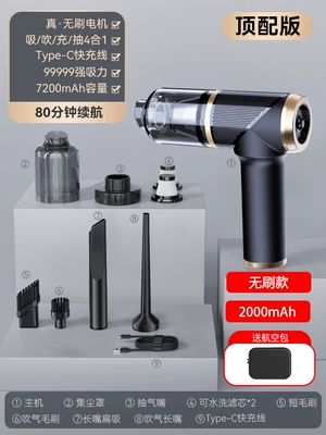 Car Vacuum Cleaner Car: Tozsoranlar - top-with-2000ma-filter-2-storage-bag