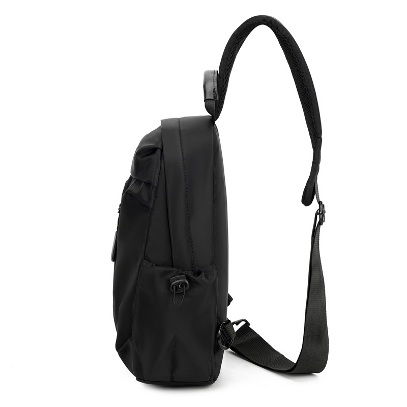 Transfronterizos nuevos hombres de negocios simple bolso de pecho de gran capacidad a prueba de salpicaduras multicapa bolso de hombro ligero mochila al por mayor