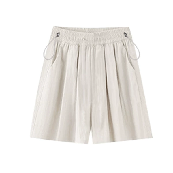 1310#Milk white shorts