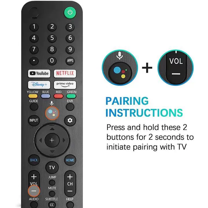 Подходит для пульта Sony с Bluetooth и голосовым управлением RMF-TX520U